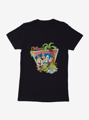 Sonic The Hedgehog Chillaxin' Summer Womens T-Shirt