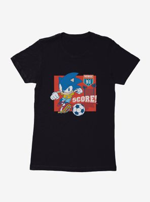 Sonic The Hedgehog Summer Games Soccer Womens T-Shirt