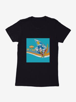 Sonic The Hedgehog Summer Surf Womens T-Shirt