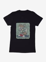 Sonic The Hedgehog Paper Tails Pose Womens T-Shirt