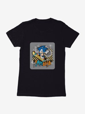 Sonic The Hedgehog Air Grab Womens T-Shirt