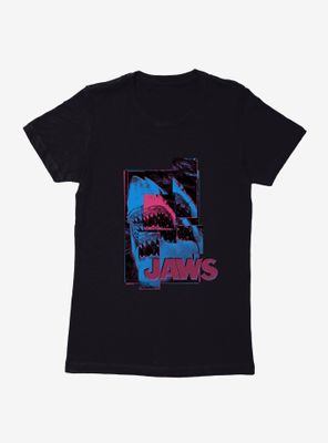 Jaws Danger Scatter Art Womens T-Shirt