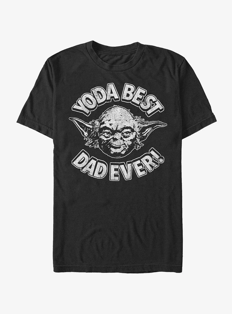 Star Wars Yoda Best Dad T-Shirt