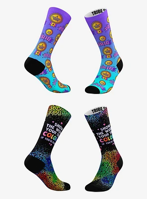 True Colors and I Came Out Pride Socks 2 Pairs