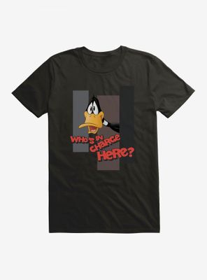 Looney Tunes Daffy Duck Who's Charge T-Shirt