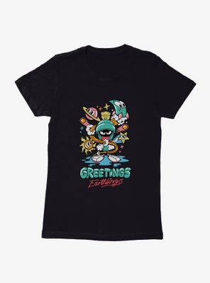 Looney Tunes Martian Greetings Earthlings Womens T-Shirt