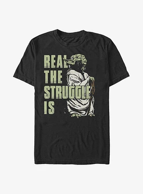 Star Wars The Mandalorian Yoda Real Difficulties T-Shirt