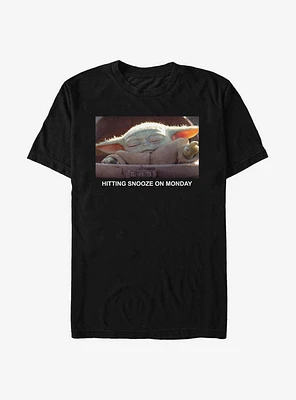 Star Wars The Mandalorian Child Sleep Meme T-Shirt