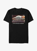 Star Wars The Mandalorian Child Sleep Meme T-Shirt