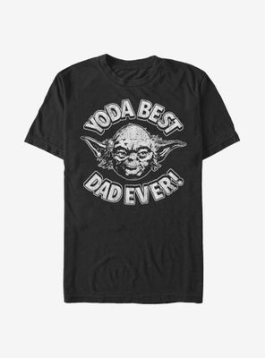 Star Wars The Mandalorian Yoda Best Dad T-Shirt