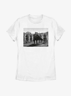 Star Wars The Mandalorian Child Moff Stand Womens T-Shirt