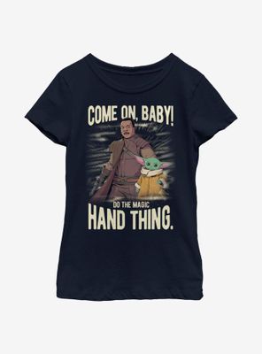 Star Wars The Mandalorian Child Hand Thing Youht Girls Youth T-Shirt