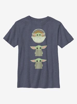 Star Wars The Mandalorian Child Stack Youth T-Shirt