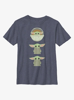 Star Wars The Mandalorian Child Stack Youth T-Shirt