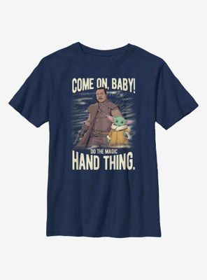Star Wars The Mandalorian Child Hand Thing Youth T-Shirt