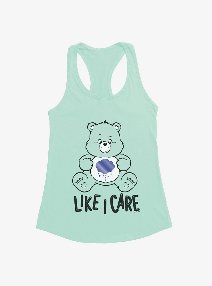 Care Bears Grumpy Bear Like I Girls Tank Top