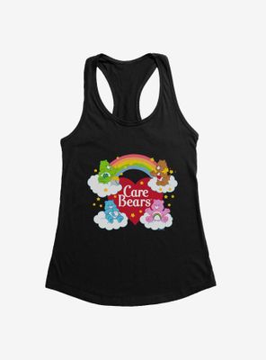 Care Bears Friends On Clouds Womens Tank Top