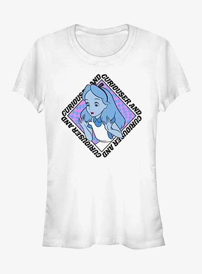 Disney Alice Wonderland Face Girls T-Shirt