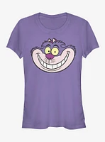 Disney Alice Wonderland Cheshire Big Face Girls T-Shirt