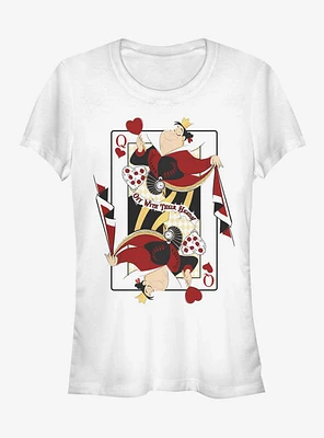 Disney Alice Wonderland Queen Of Hearts Girls T-Shirt
