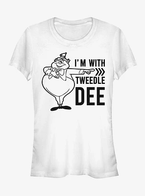 Disney Alice Wonderland Tweedle Dee Dum Girls T-Shirt