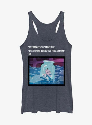 Disney Alice Wonderland Anxiety Meme Girls Tank