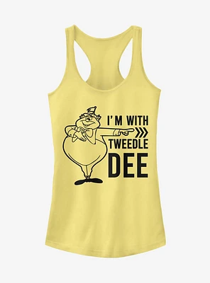 Disney Alice Wonderland Tweedle Dee Dum Girls Tank