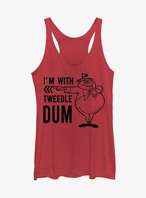 Disney Alice Wonderland Tweedle Dum Dee Girls Tank