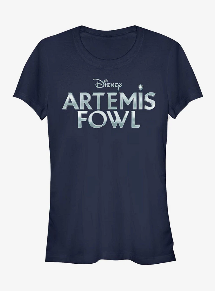 Disney Artemis Fowl Metallic Logo Girls T-Shirt