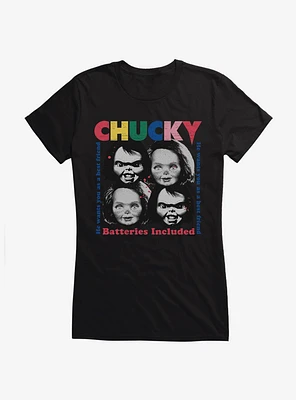 Chucky Batteries Included Girls T-Shirt