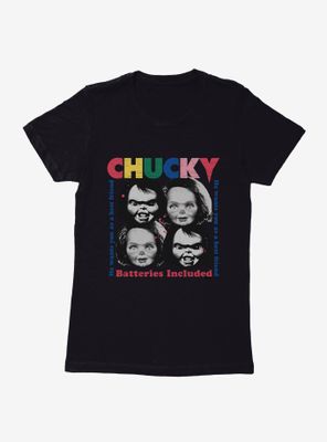 Chucky Batteries Included Womens T-Shirt