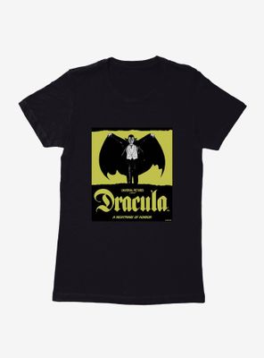 Dracula Nightmare Of Horror Womens T-Shirt
