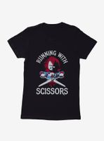 Chucky Running With Scissors Womens T-Shirt