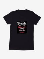 Dracula Be Afraid Womens T-Shirt