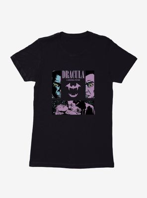 Dracula Pop Art Womens T-Shirt