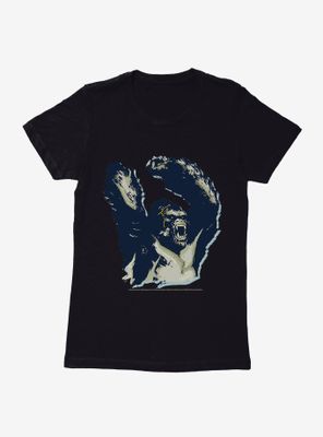 King Kong The Shaded Outline Womens T-Shirt