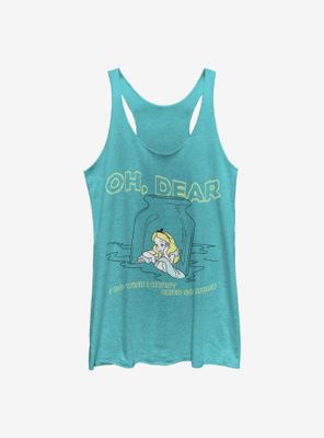 Disney Alice Wonderland Wish I Hadn't Cried So Much Womens Tank Top