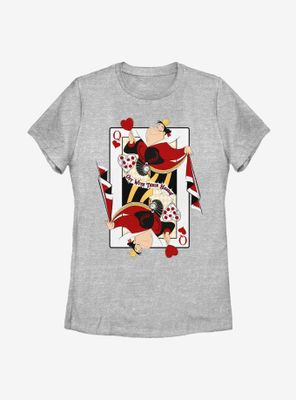Disney Alice Wonderland Queen Of Hearts Womens T-Shirt