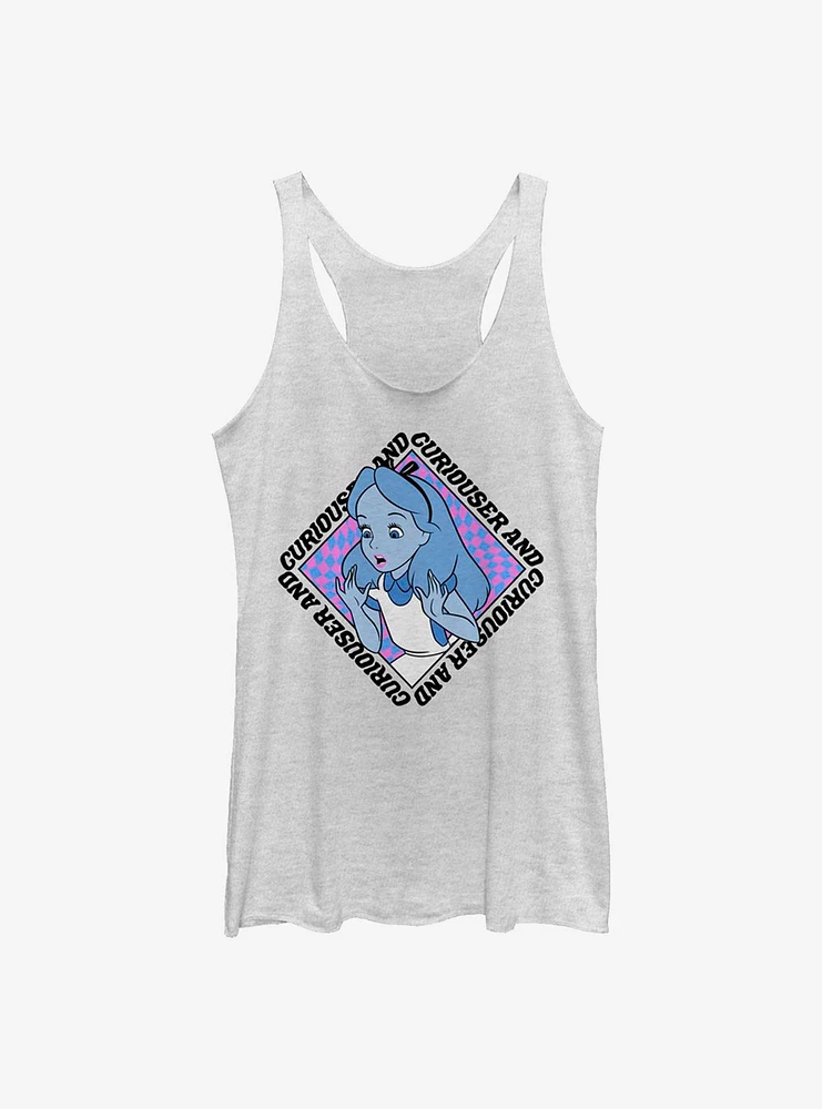 Disney Alice Wonderland Curiouser and Womens Tank Top