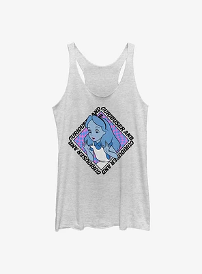 Disney Alice Wonderland Curiouser and Womens Tank Top