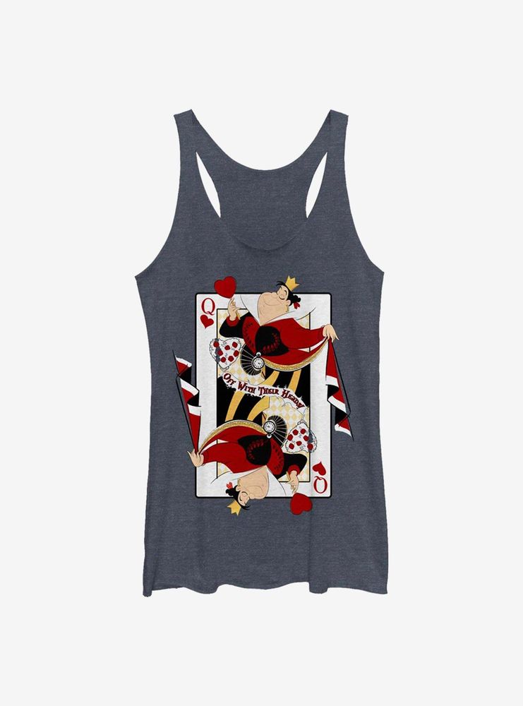 Disney Alice Wonderland Queen Of Hearts Womens Tank Top