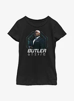Disney Artemis Fowl Butler Hero Shot Youth Girls T-Shirt