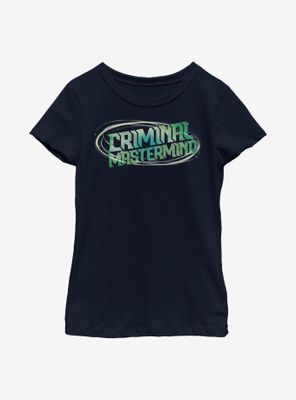 Disney Artemis Fowl Criminal Mastermind Youth Girls T-Shirt