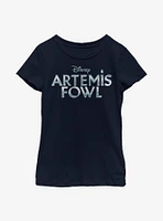 Disney Artemis Fowl Metallic Logo Youth Girls T-Shirt