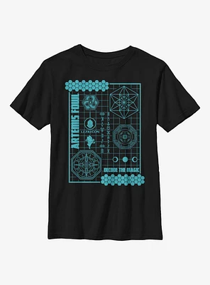 Disney Artemis Fowl Schematic Youth T-Shirt