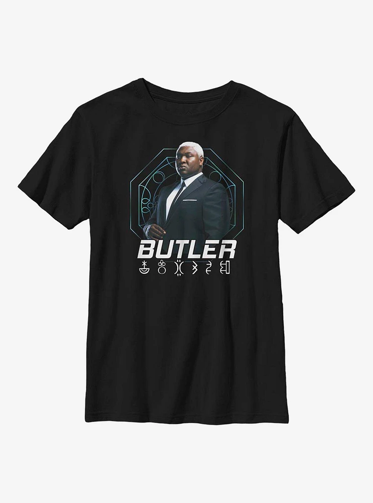 Disney Artemis Fowl Butler Hero Shot Youth T-Shirt