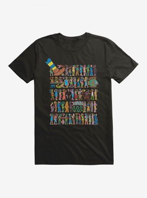 Where's Waldo? Character Line Up T-Shirt