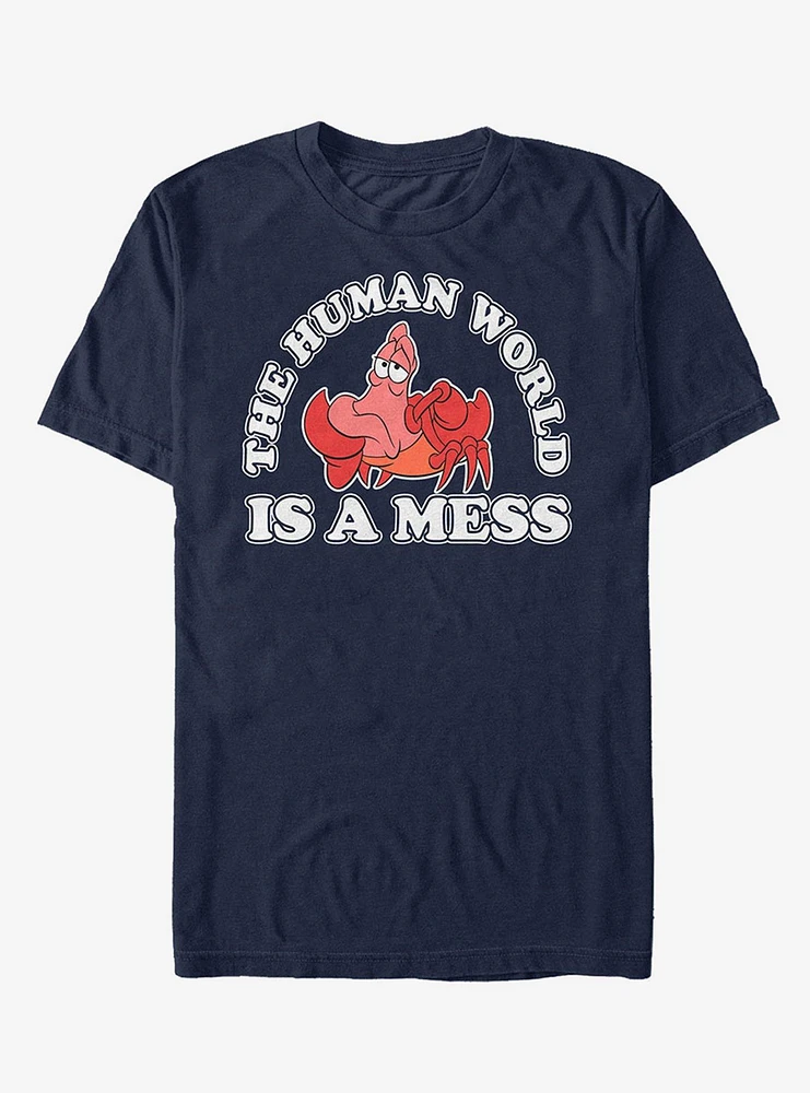 Extra Soft Disney The Little Mermaid World's A Mess T-Shirt