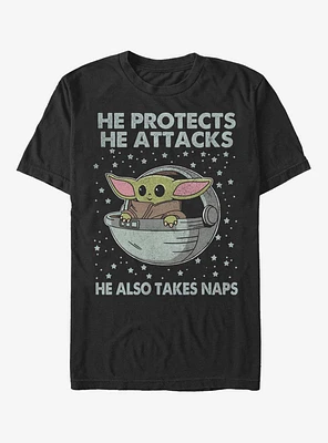 Extra Soft Star Wars The Mandalorian Naps T-Shirt