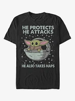 Extra Soft Star Wars The Mandalorian Naps T-Shirt